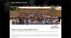 Desktop Screenshot of hope-childrens-centre.com